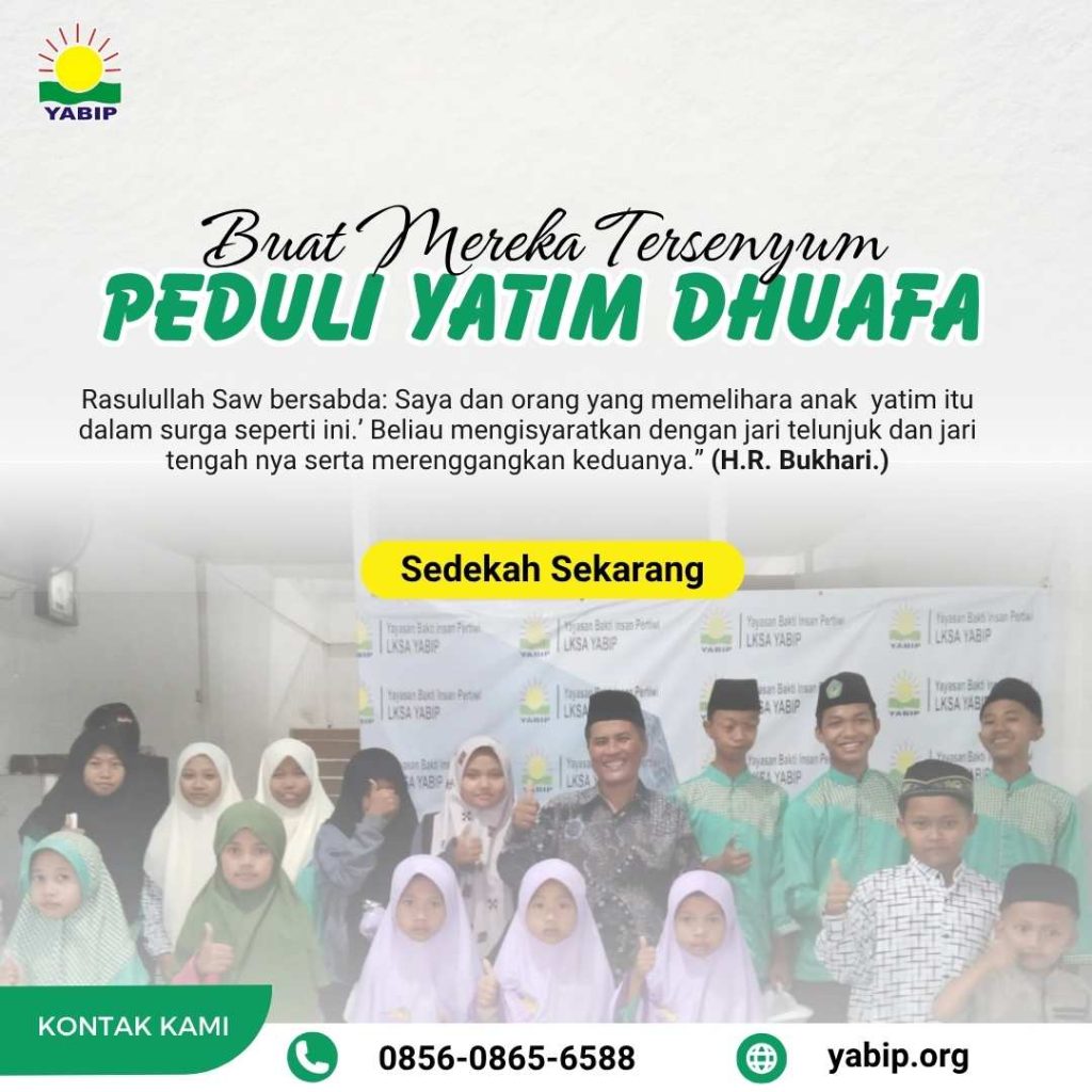 Peduli Yatim dan Dhuafa Yayasan Panti Asuhan Mojokerto