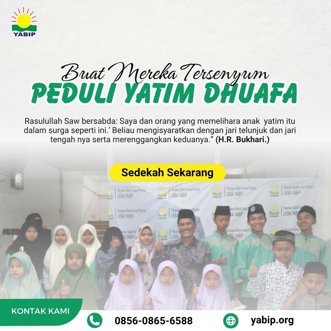 Peduli Yatim dan Dhuafa Yayasan Panti Asuhan Mojokerto