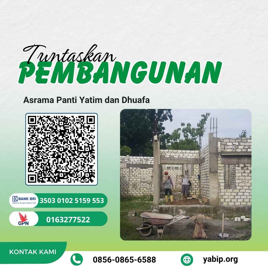 Pembangunan Asrama Yatim Dhuafa Yayasan Panti Asuhan Mojokerto