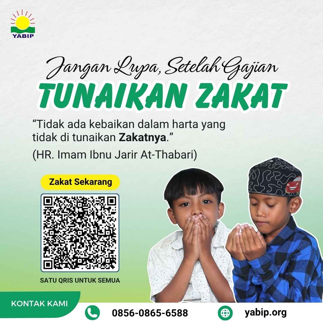 Tunaikan Zakat Yayasan Panti Asuhan Mojokerto
