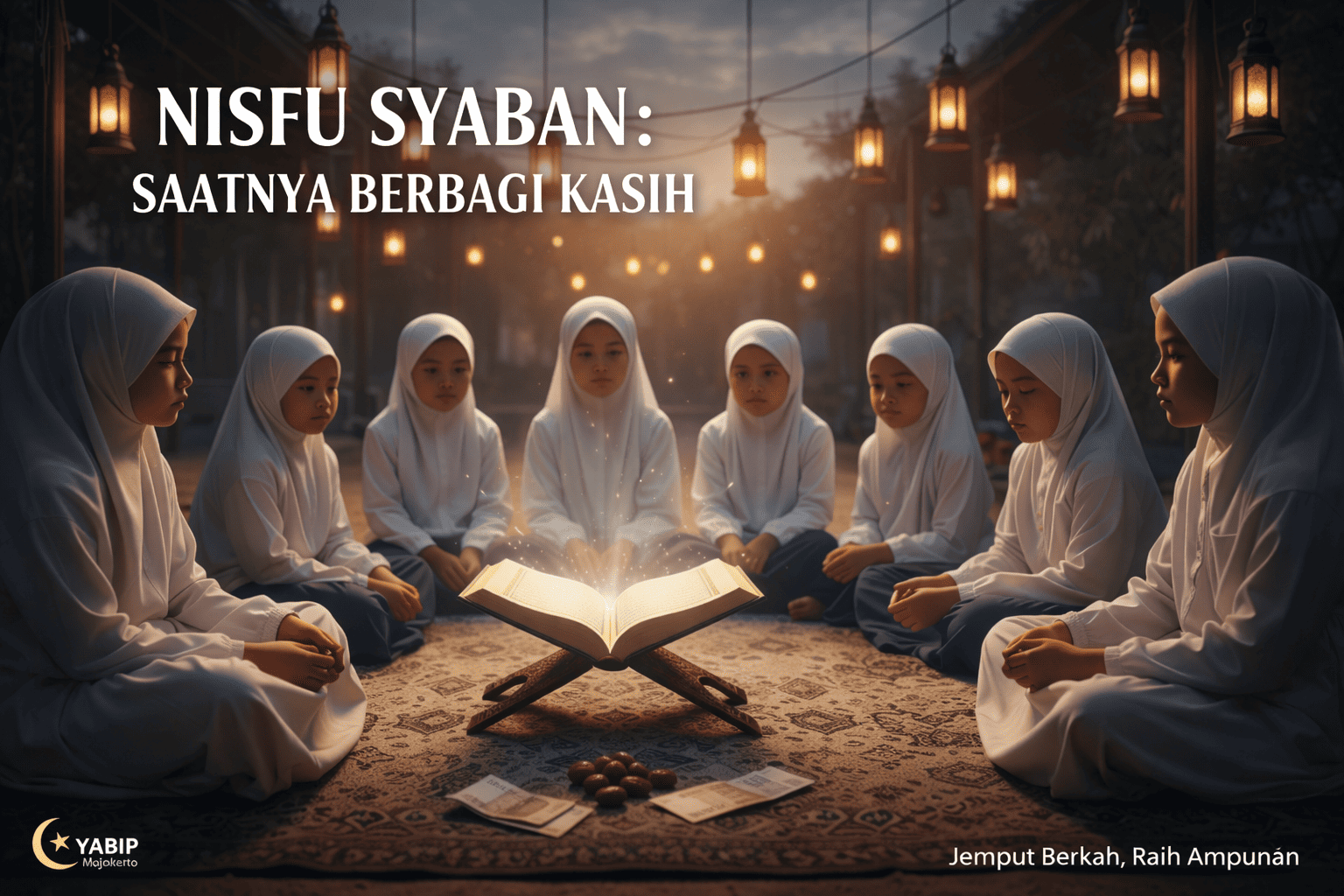 Sedekah Jumat Berkah di Yayasan Panti Asuhan Yabip Mojokerto