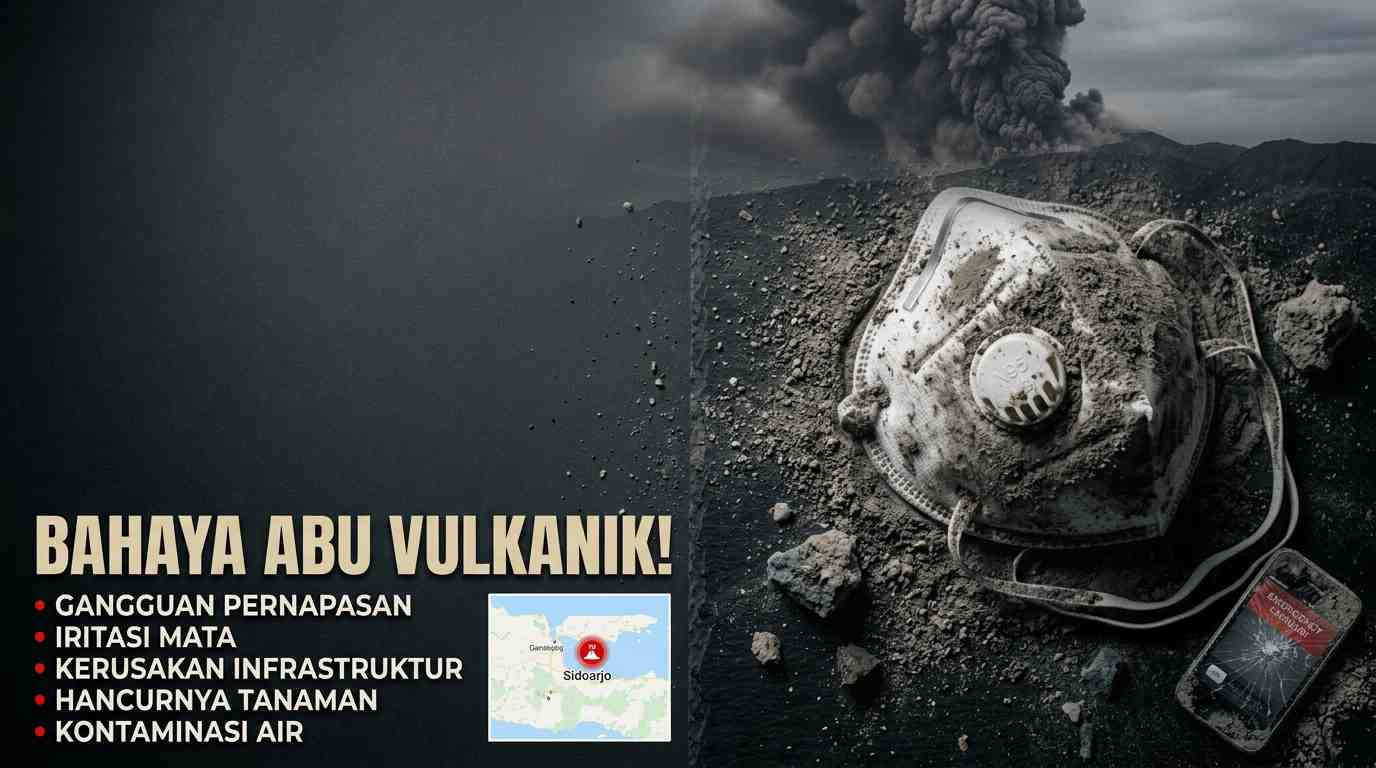 Waspada Bahaya Abu Vulkanik dan Cara Efektif Mencegahnya